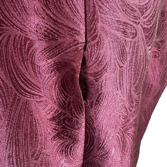 Kay Unger New Womens Caitlyn Midi Formal Dress Heather Rose Size 6 with Flaw - Picture 15 of 16